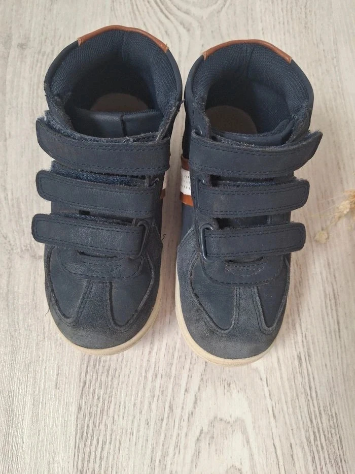 Zapatos/Zapatillas altas marrones/azul marino Vertbaudet - Talla 26 – photo 4
